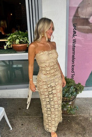 KENDRA DRESS | GOLD