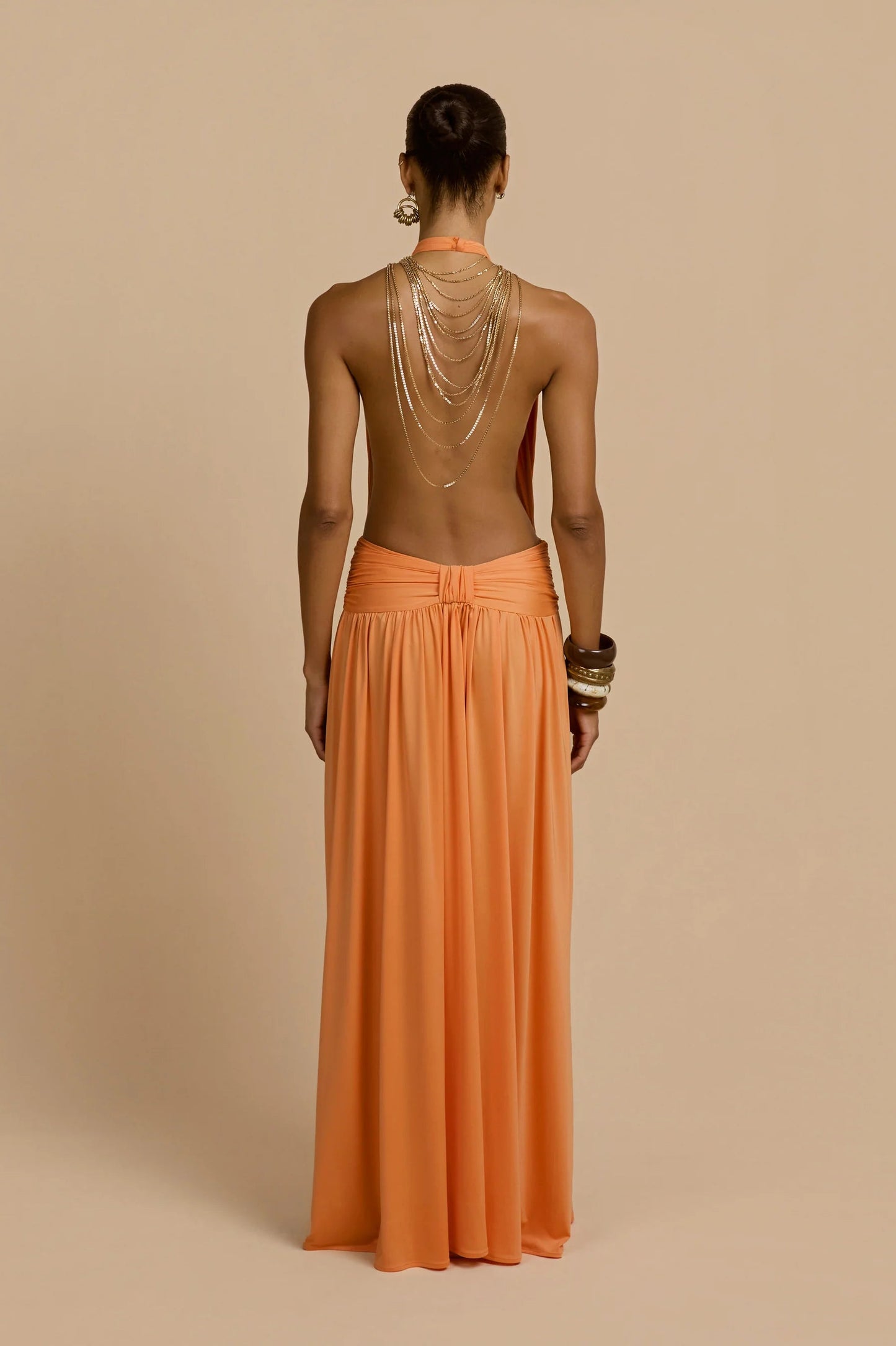 Santina Dress | Tangerine