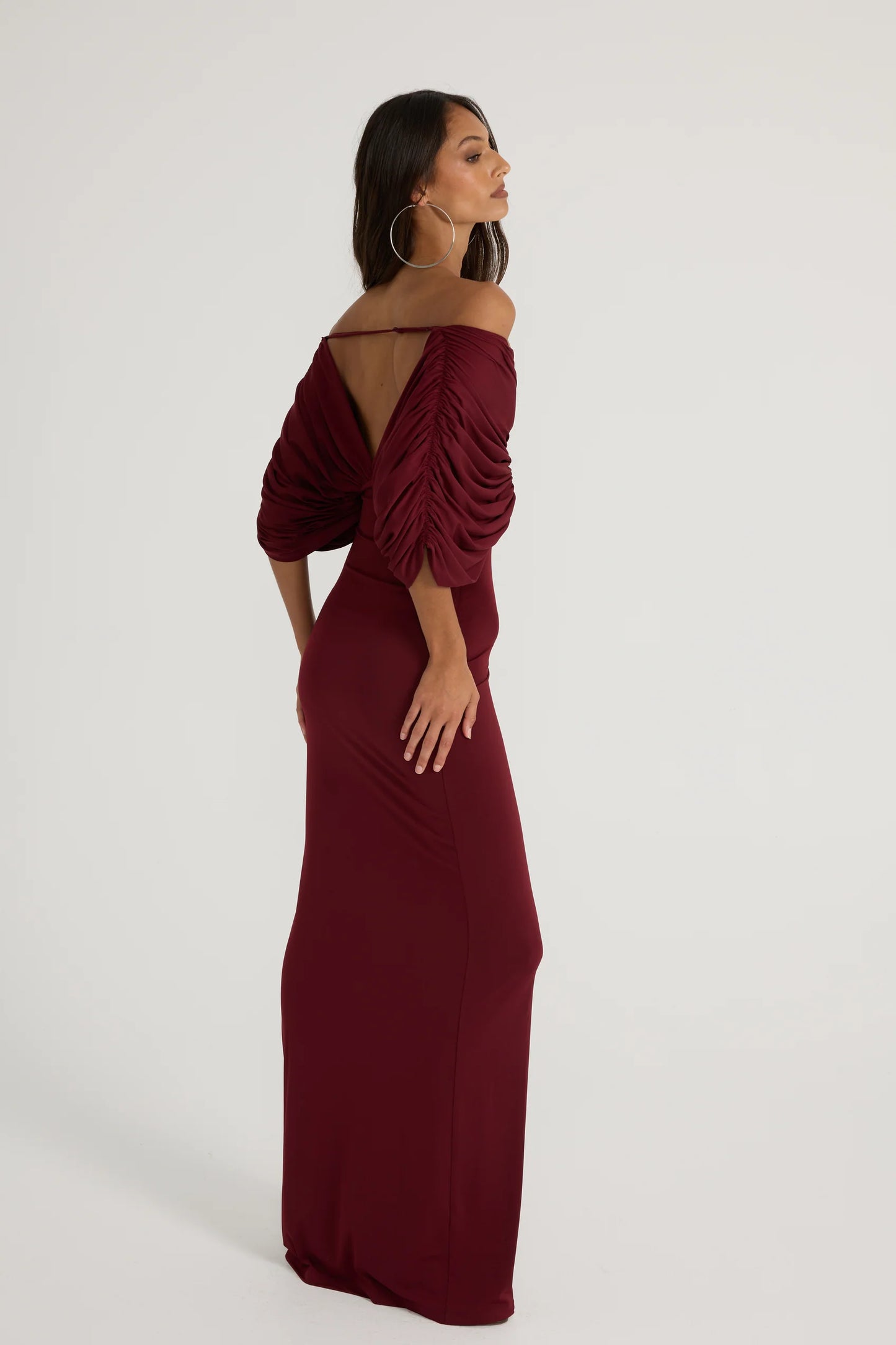 Neve Dress | Burgundy