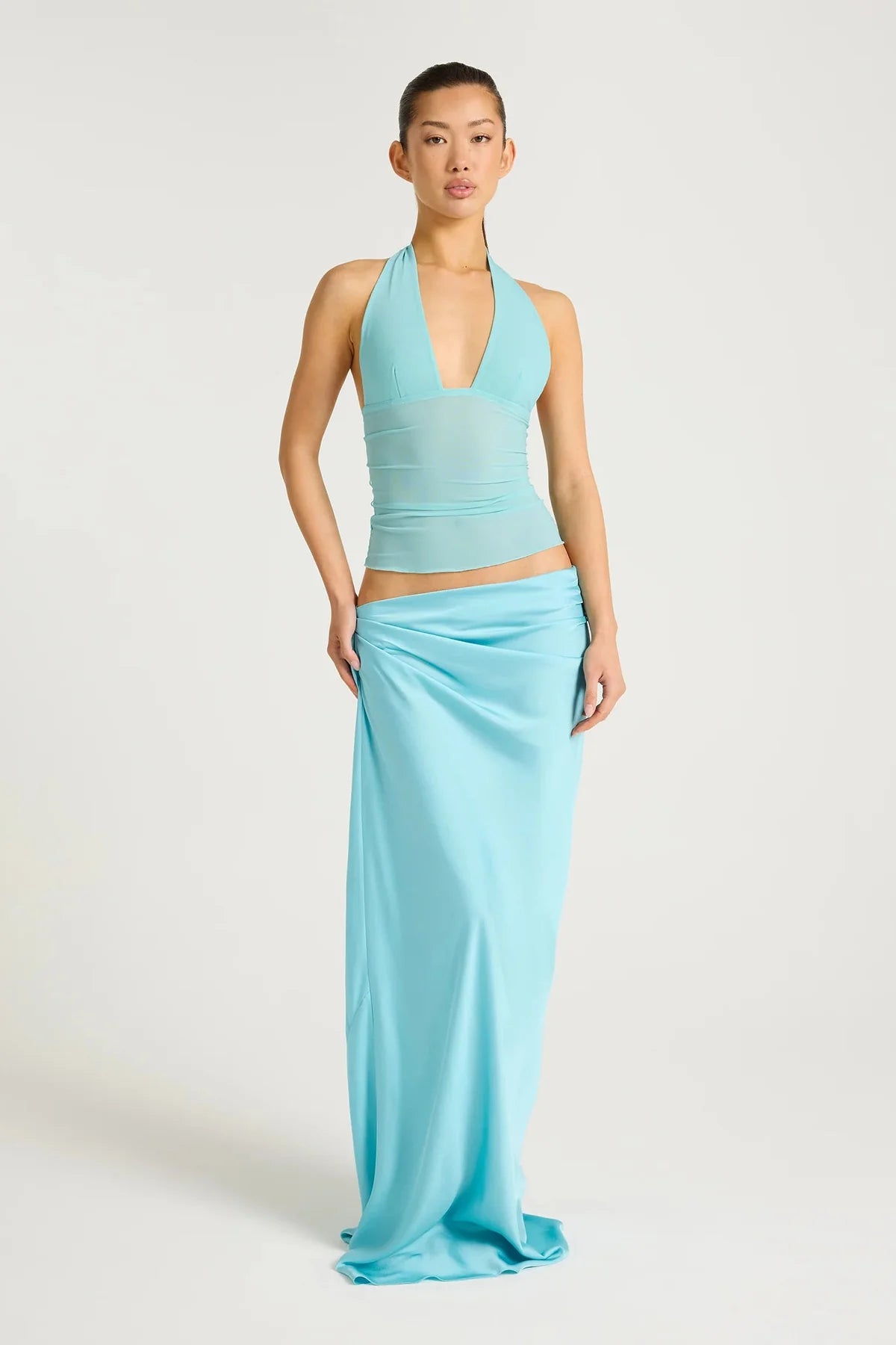 Ira Maxi Dress | Turquoise