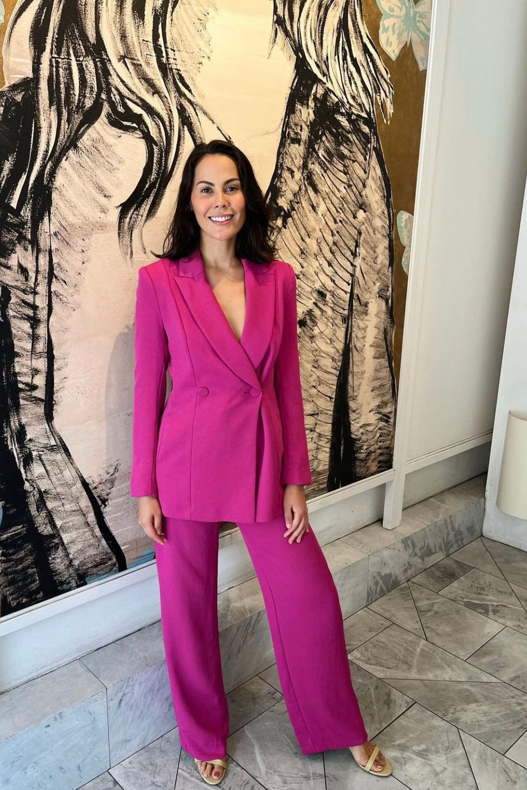 OYSTER SLIM BLAZER | DAHLIA