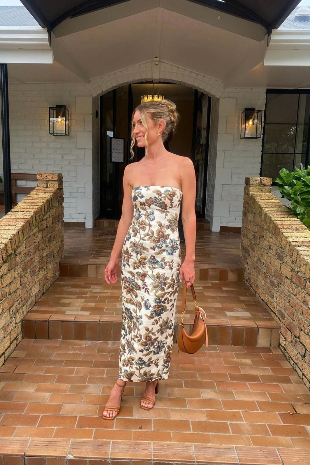 ELEANORA COLUMN MIDI DRESS