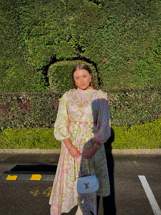 MARTA CUTOUT MIDI DRESS