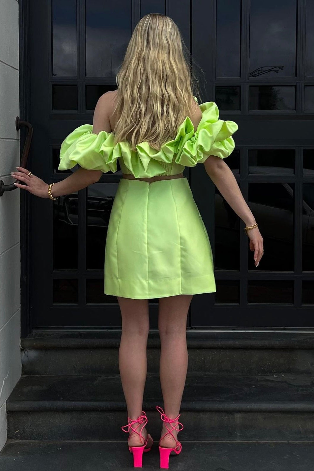 SUZI OFF SHOULDER MINI DRESS