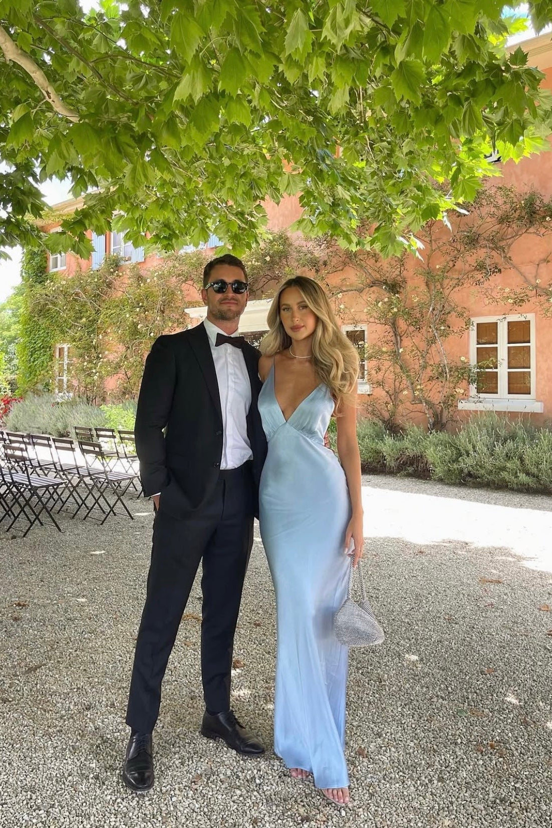 MOON DANCE V MAXI DRESS | BLUE