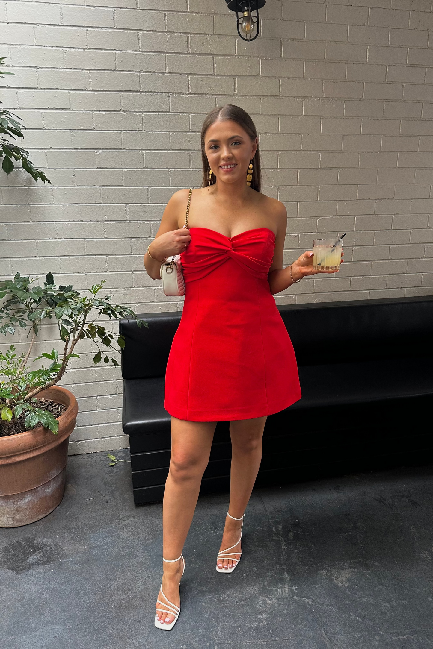 BITTER MINI DRESS | RED