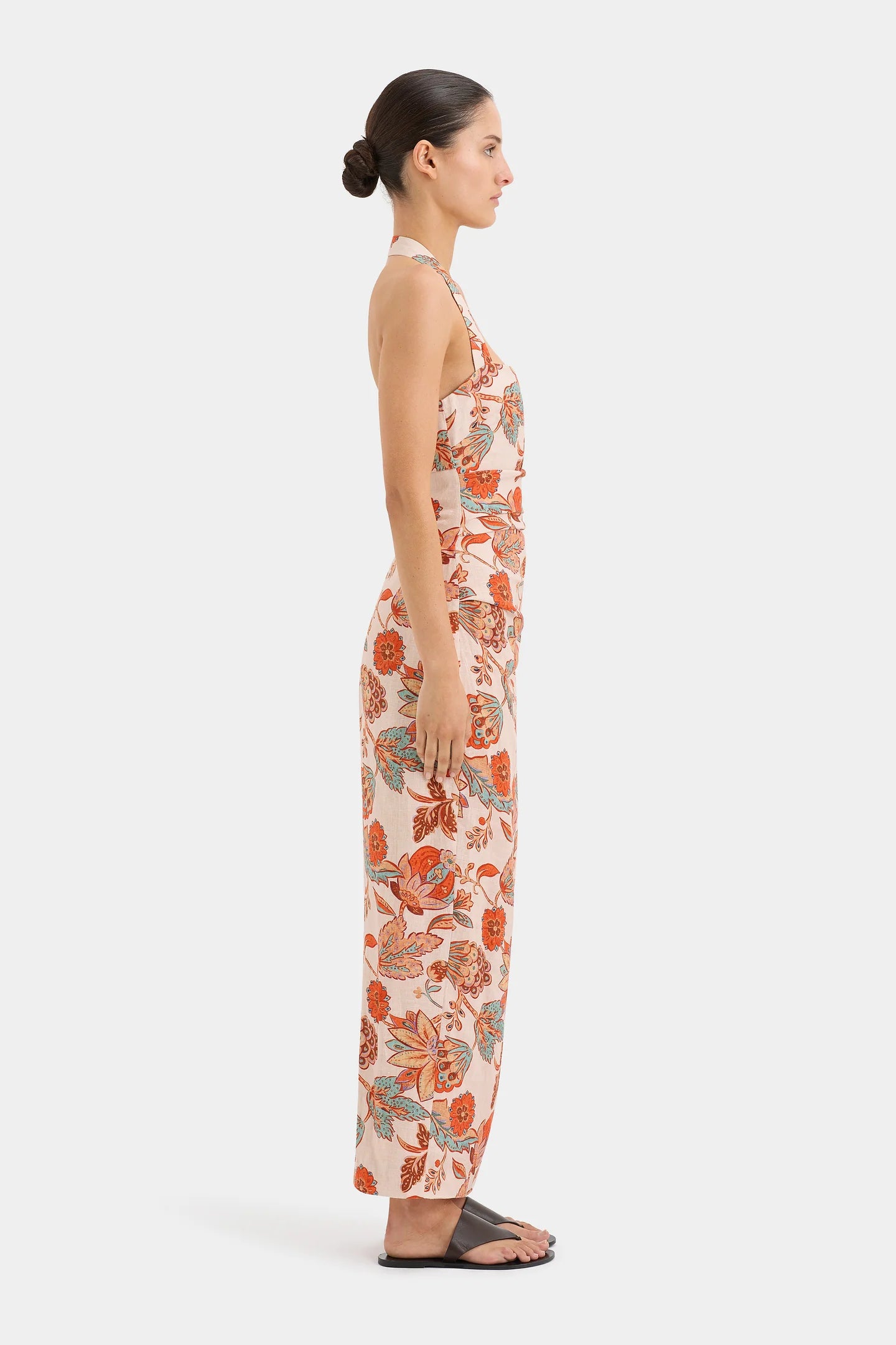 NOEMI HALTER MIDI DRESS