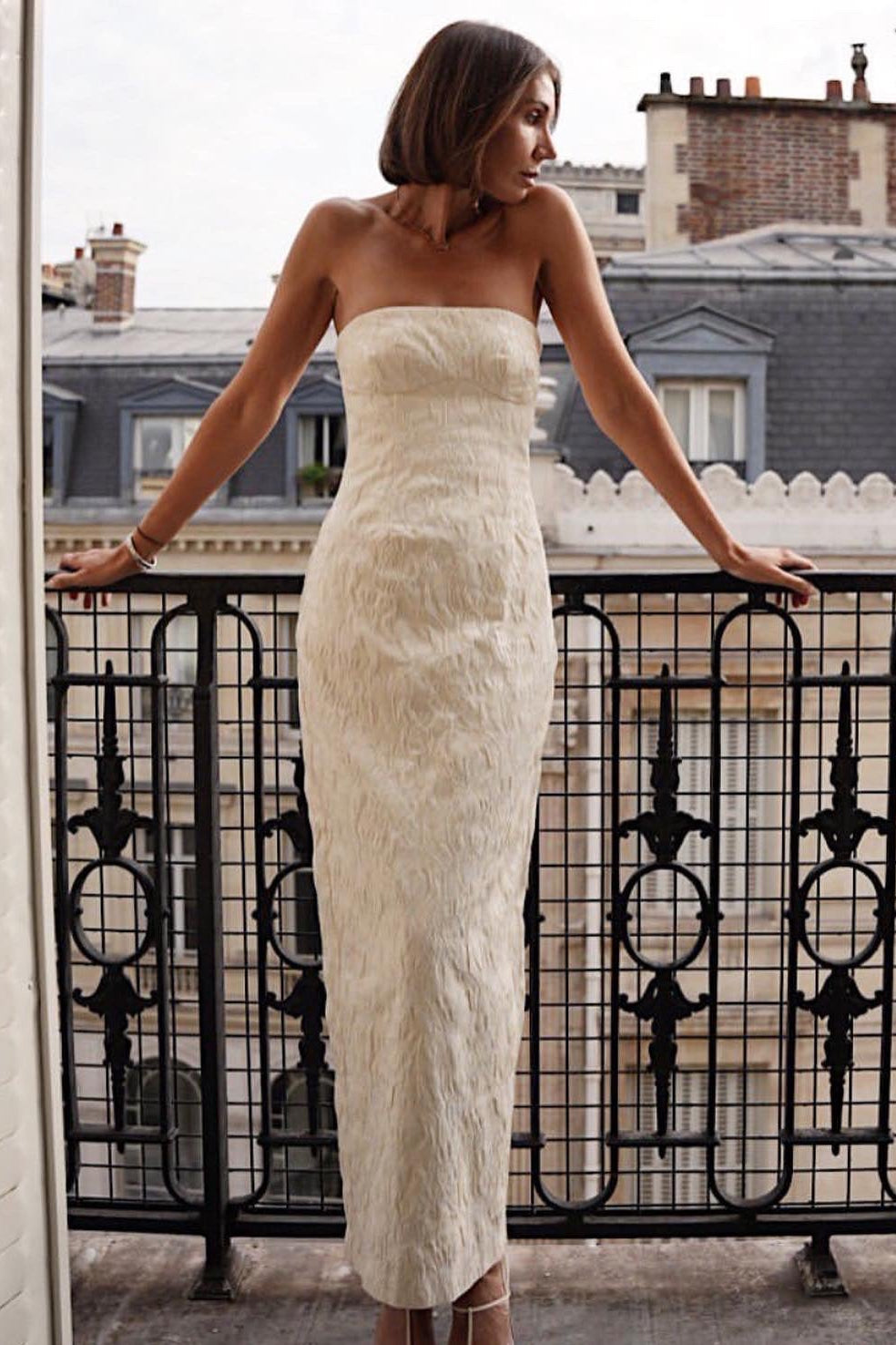 ETIENNE COLUMN GOWN – DRESSED BY ES - Main Image