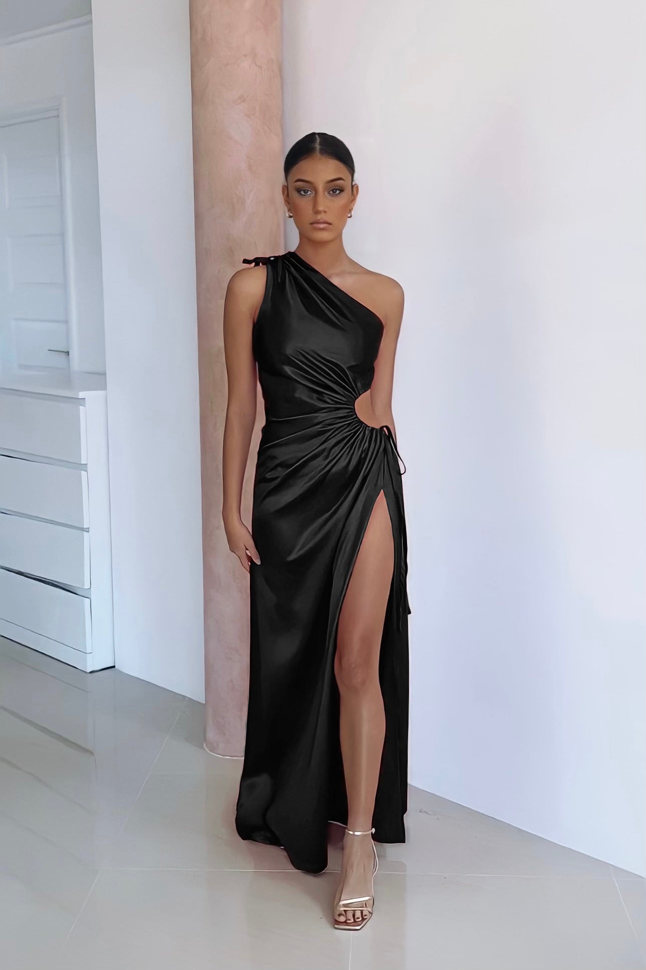 NOUR MAXI DRESS | BLACK