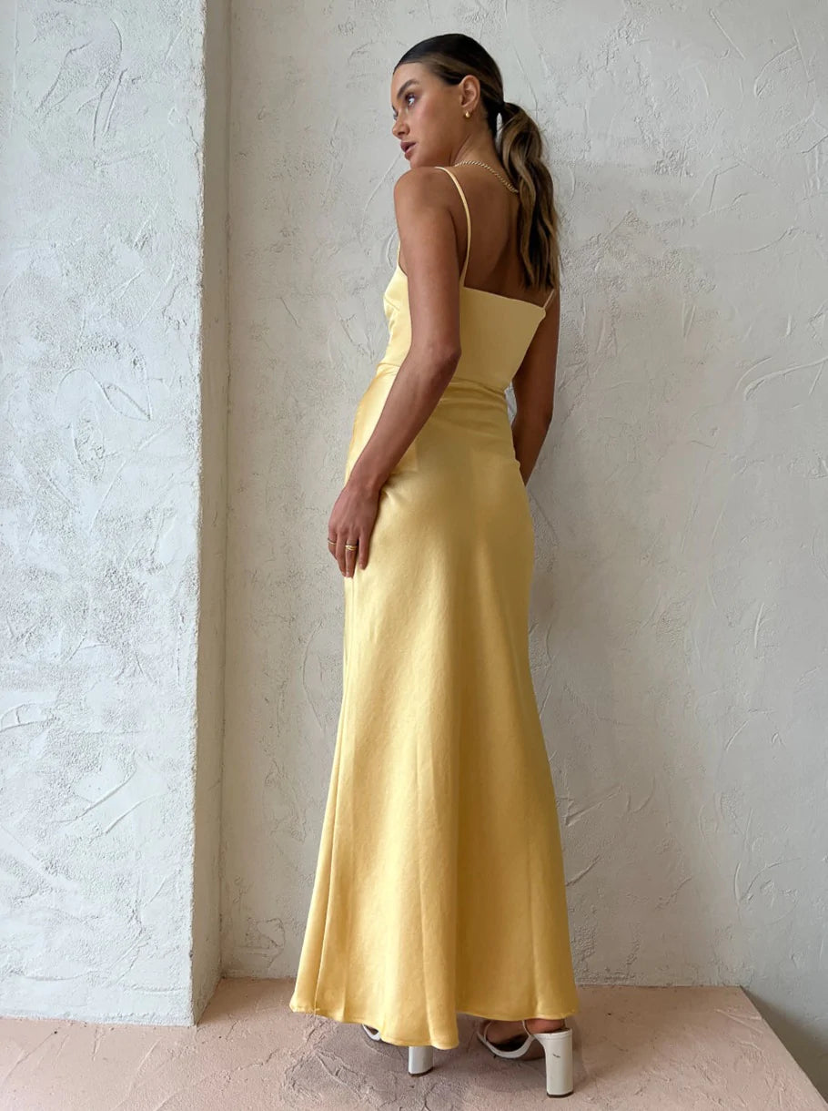 NADIA MAXI DRESS | STRAW