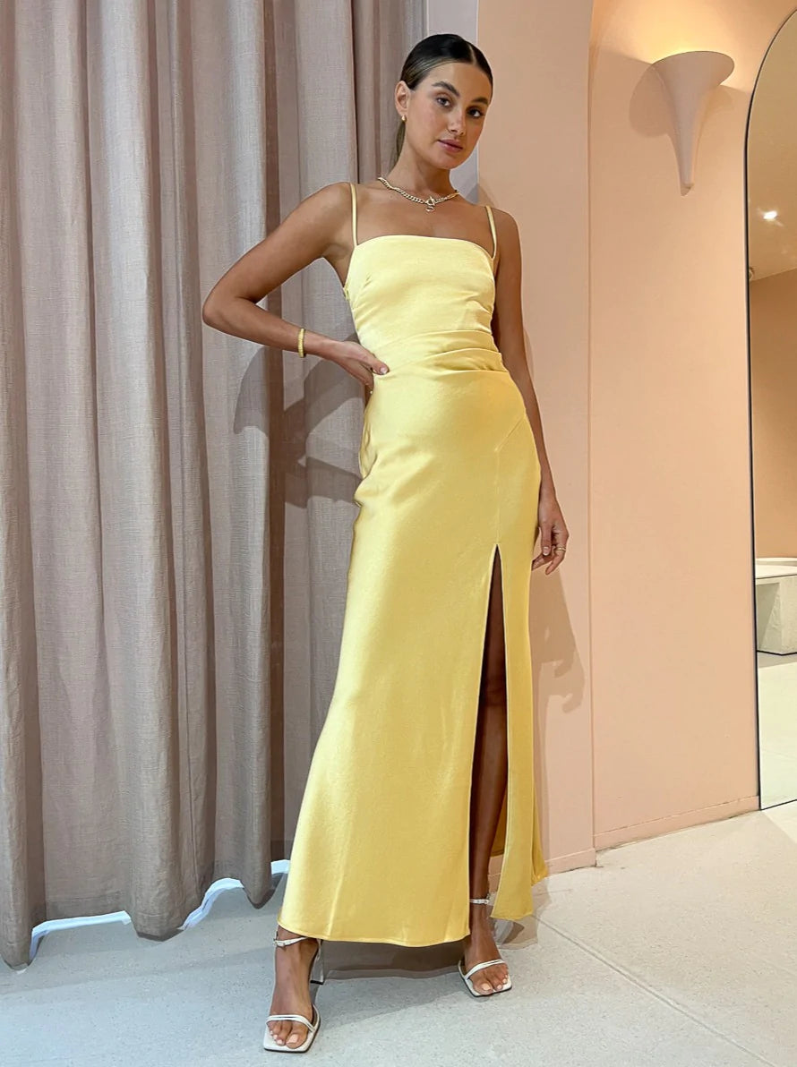 NADIA MAXI DRESS | STRAW