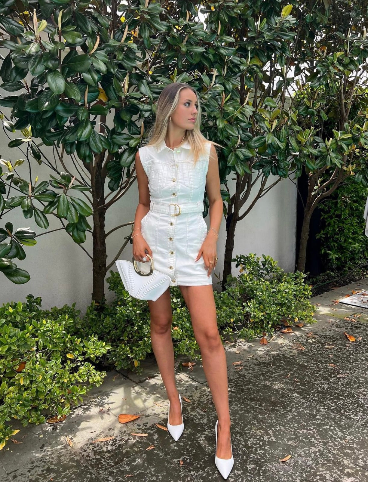 DARCIE DENIM MINI DRESS