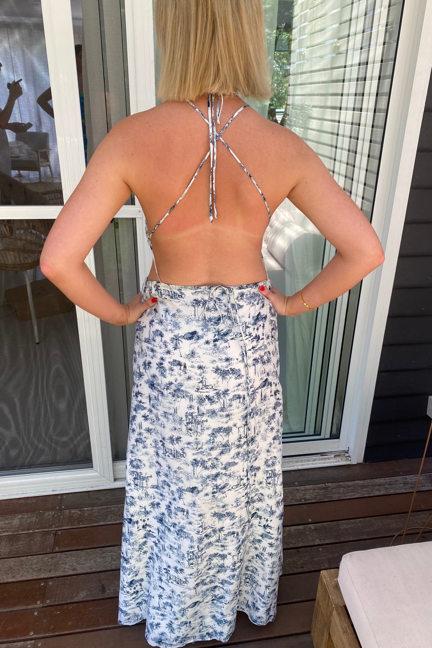 DIMITRI OPEN BACK DRESS