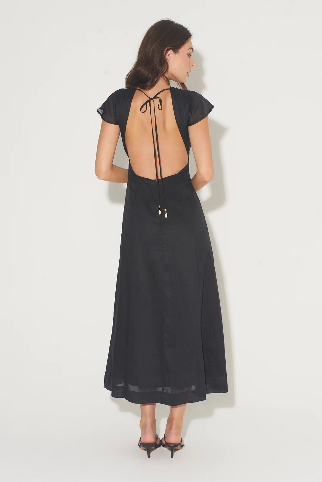 PORTOFINO BACKLESS MIDI DRESS