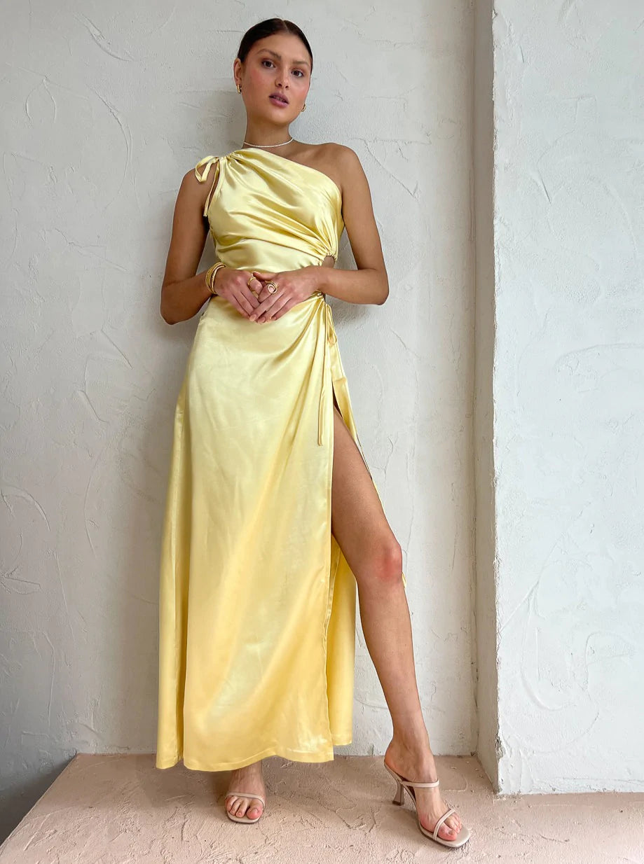 NOUR MAXI DRESS | YELLOW