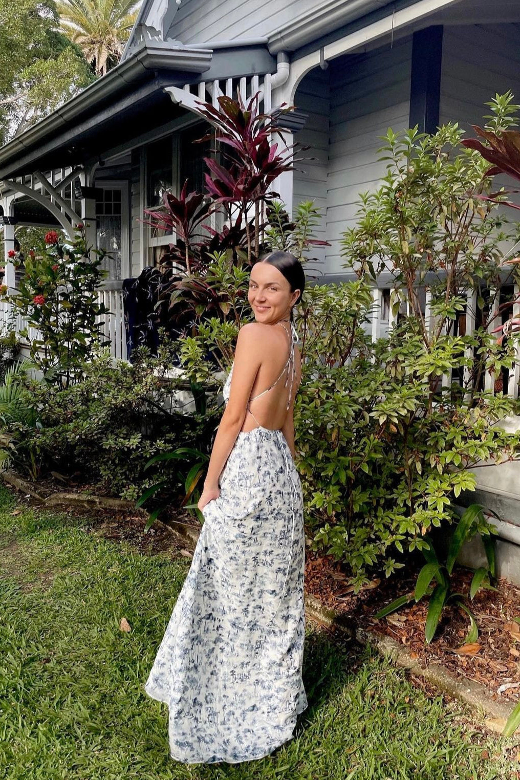 DIMITRI OPEN BACK DRESS