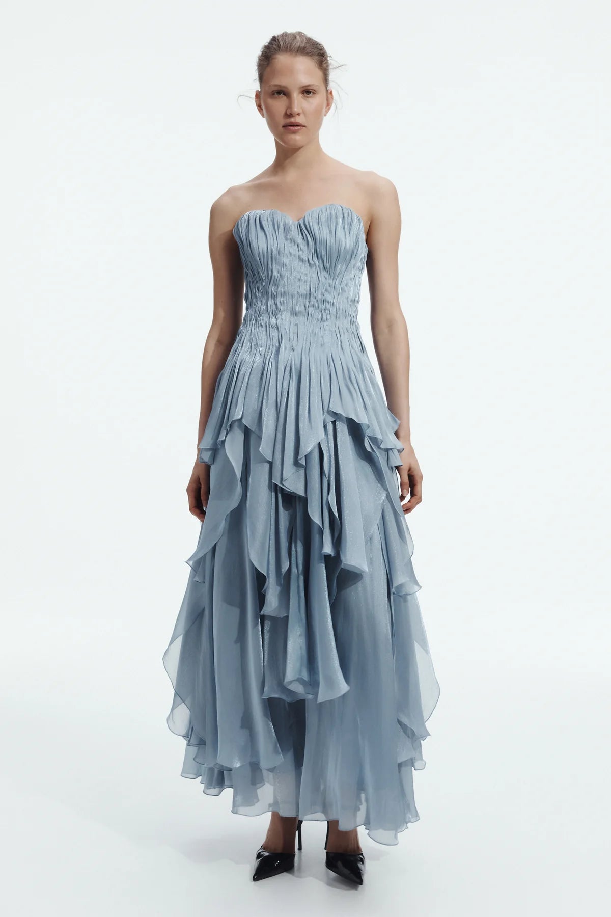 Gleam Gown | Metallic Blue