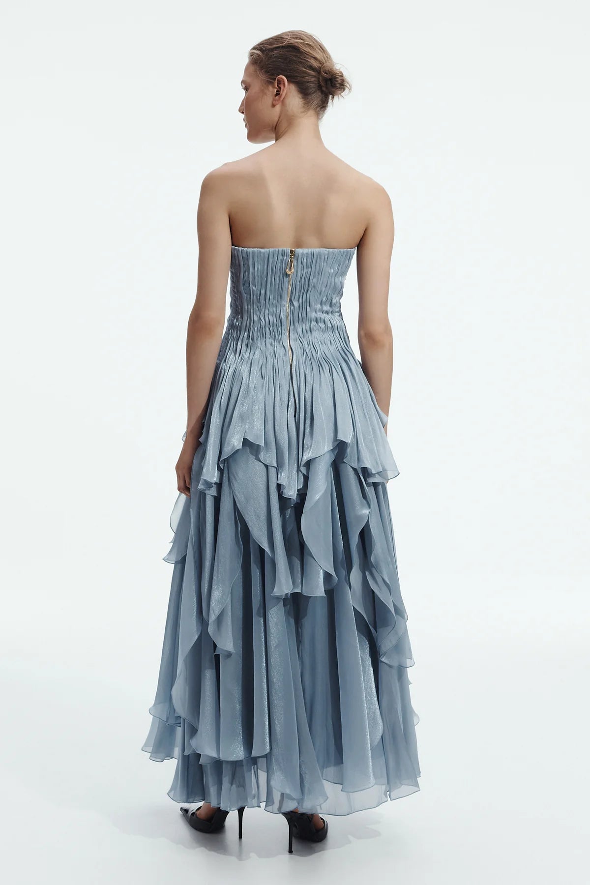 Gleam Gown | Metallic Blue