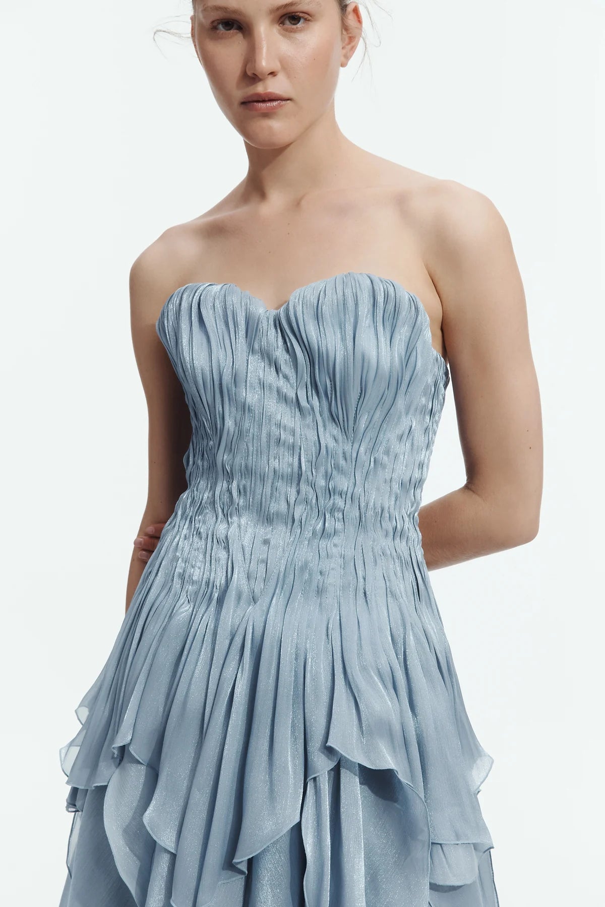 Gleam Gown | Metallic Blue