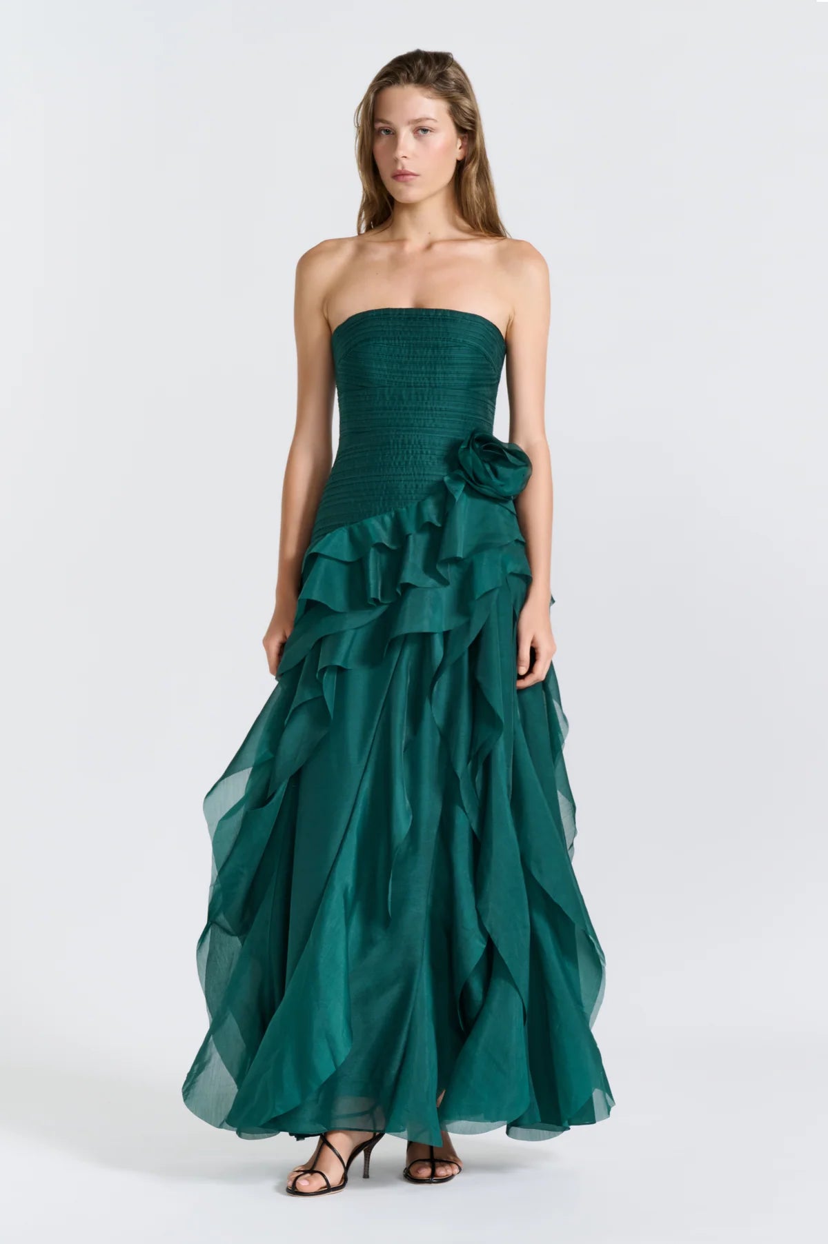 Canyon Gown | Green Petrol