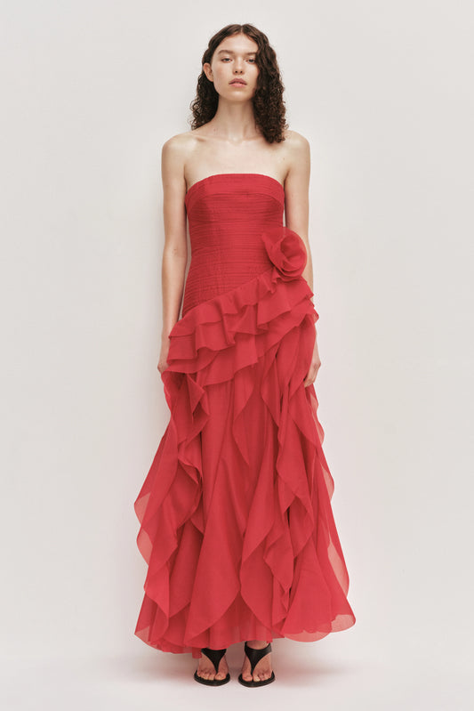 Canyon Gown | Scarlet Red
