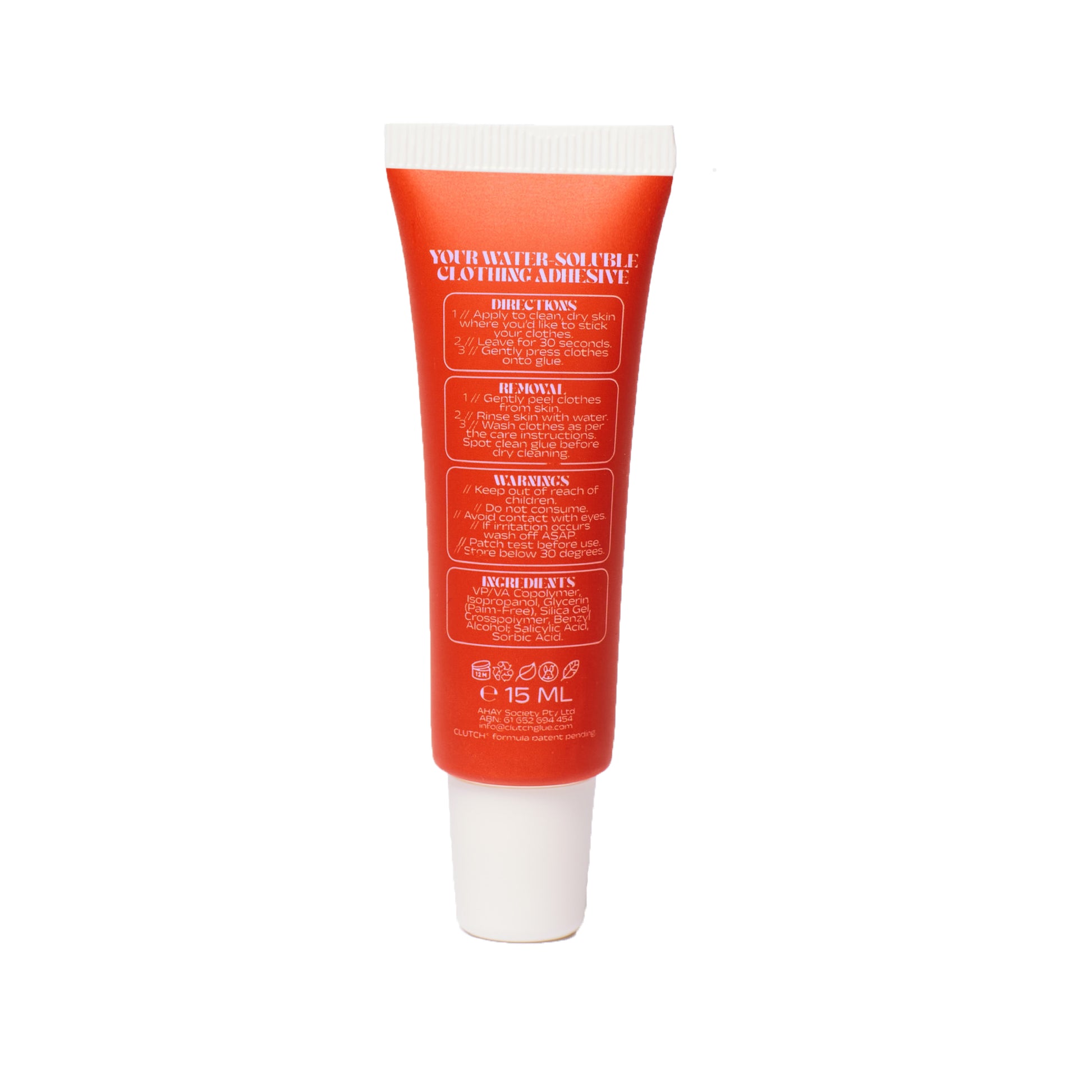 Clutch Glue liquid fashion tape how to use dress accessories clothing adhesive Australia