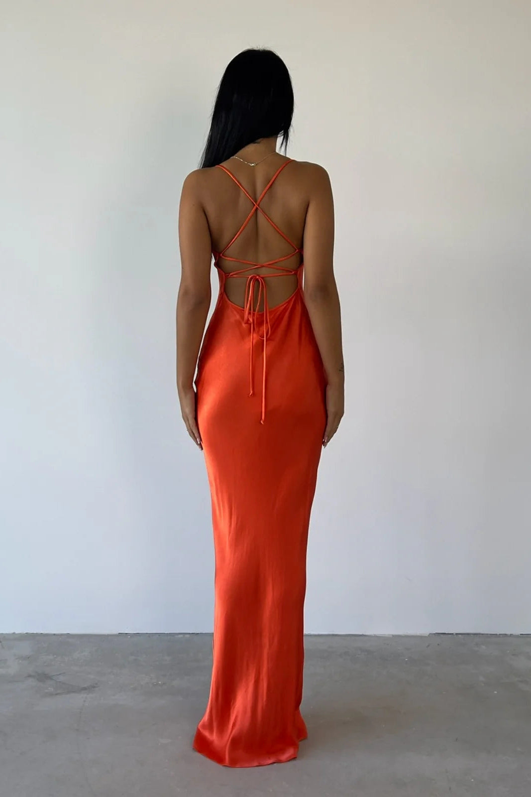 LORELAI TIE MAXI DRESS | RED