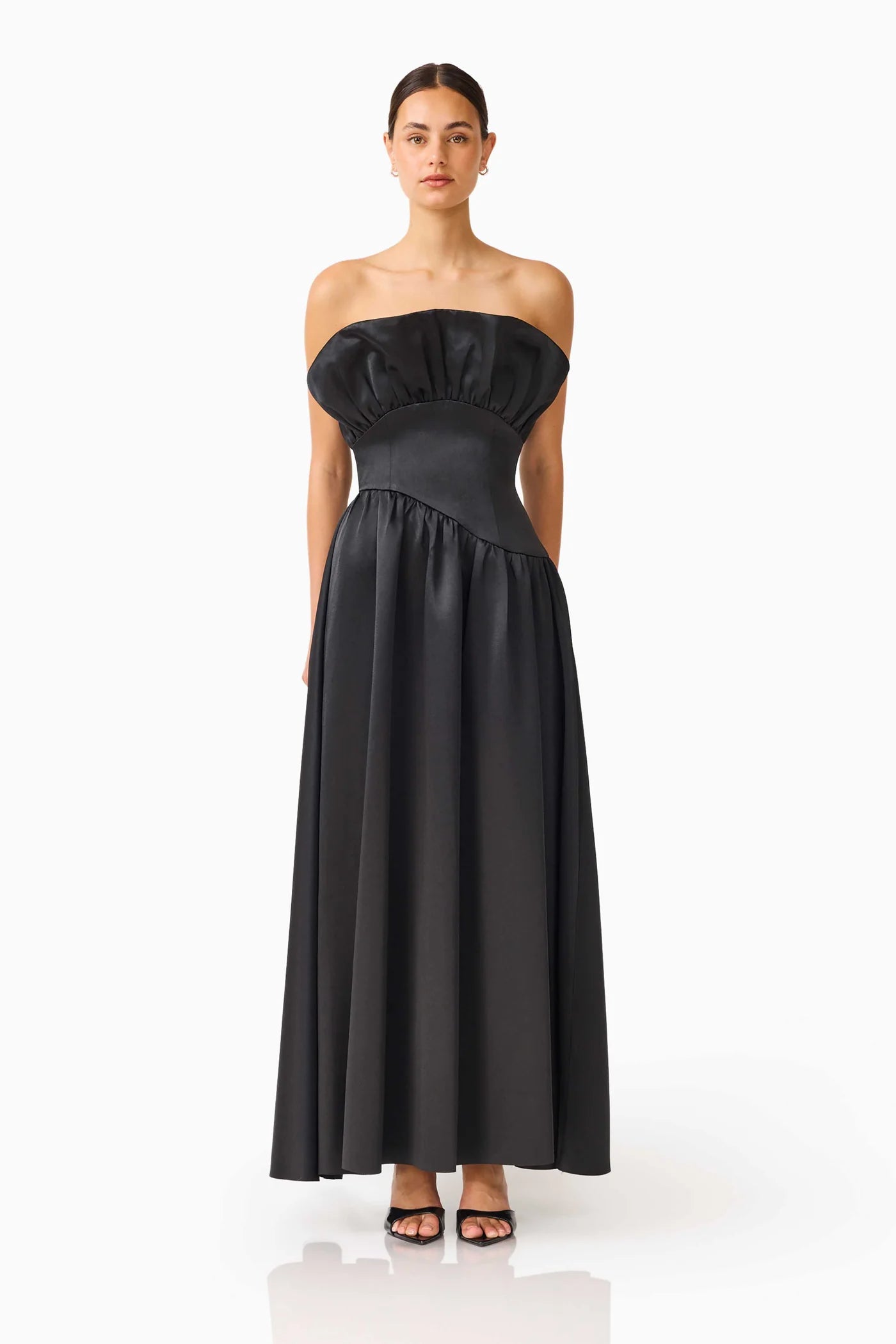 LAUREL SLEEVELESS MAXI DRESS | BLACK