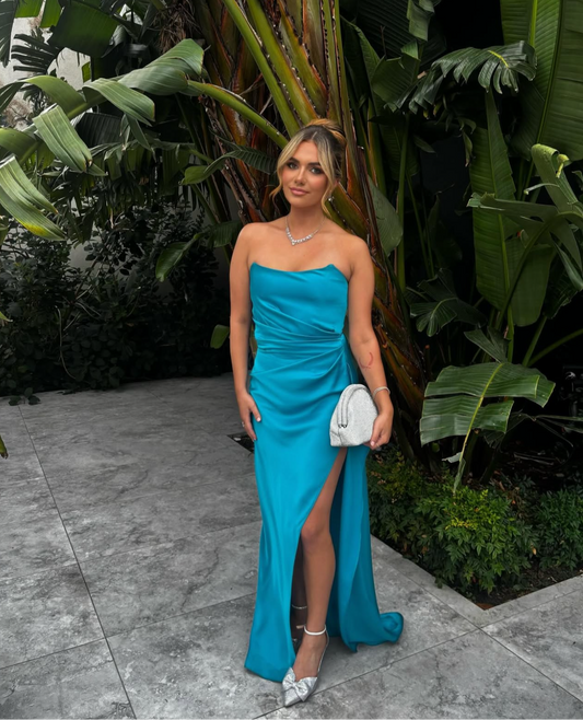ALZIRA DRESS | TEAL