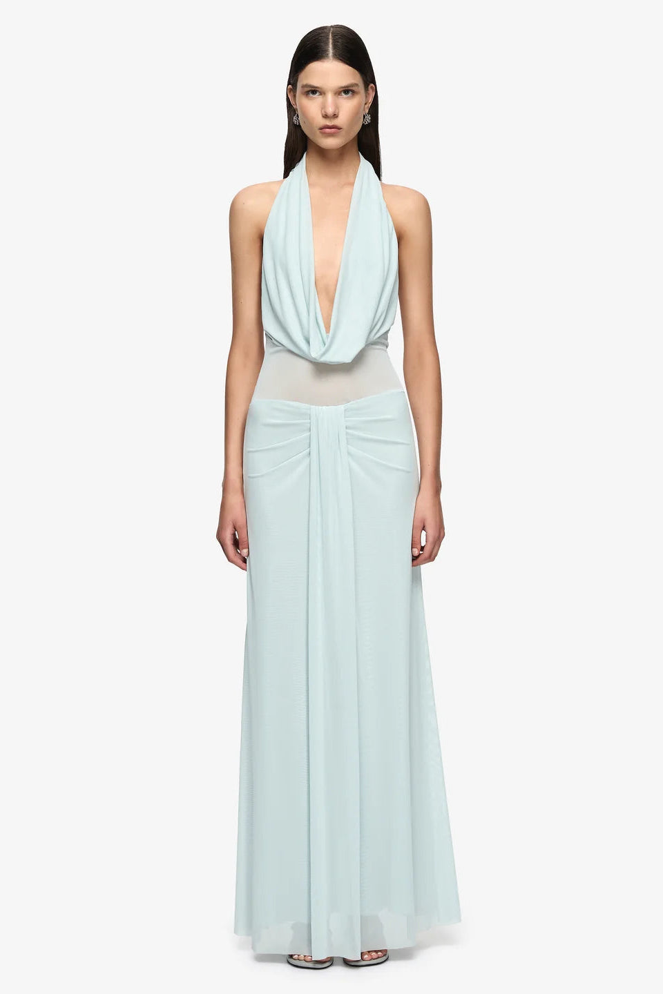 Isora Halter Maxi Dress | Mist