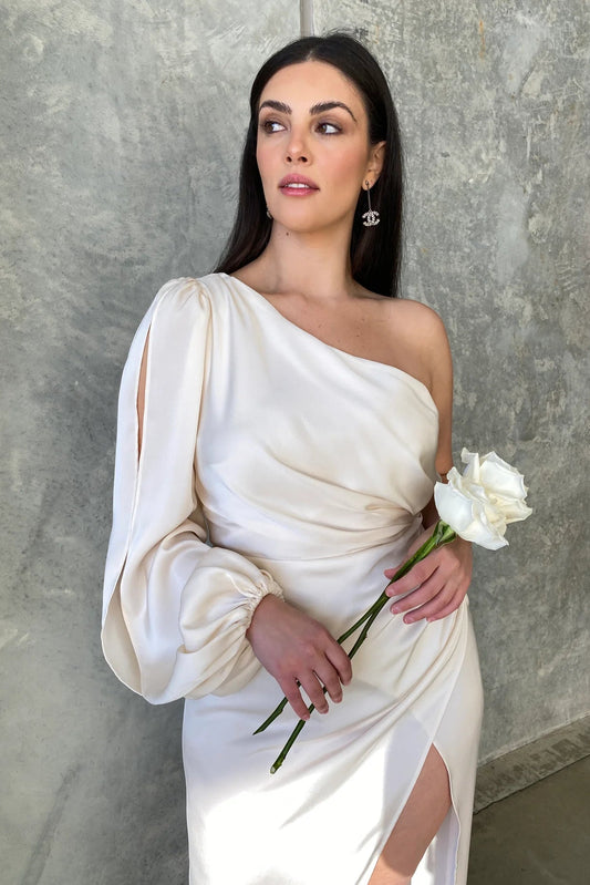 BLOOM DRESS | OYSTER