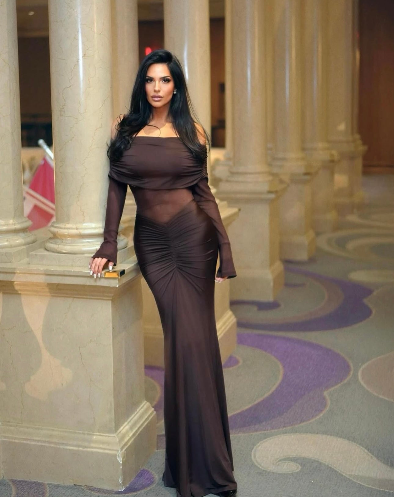 PAIGE MAXI DRESS | ESPRESSO