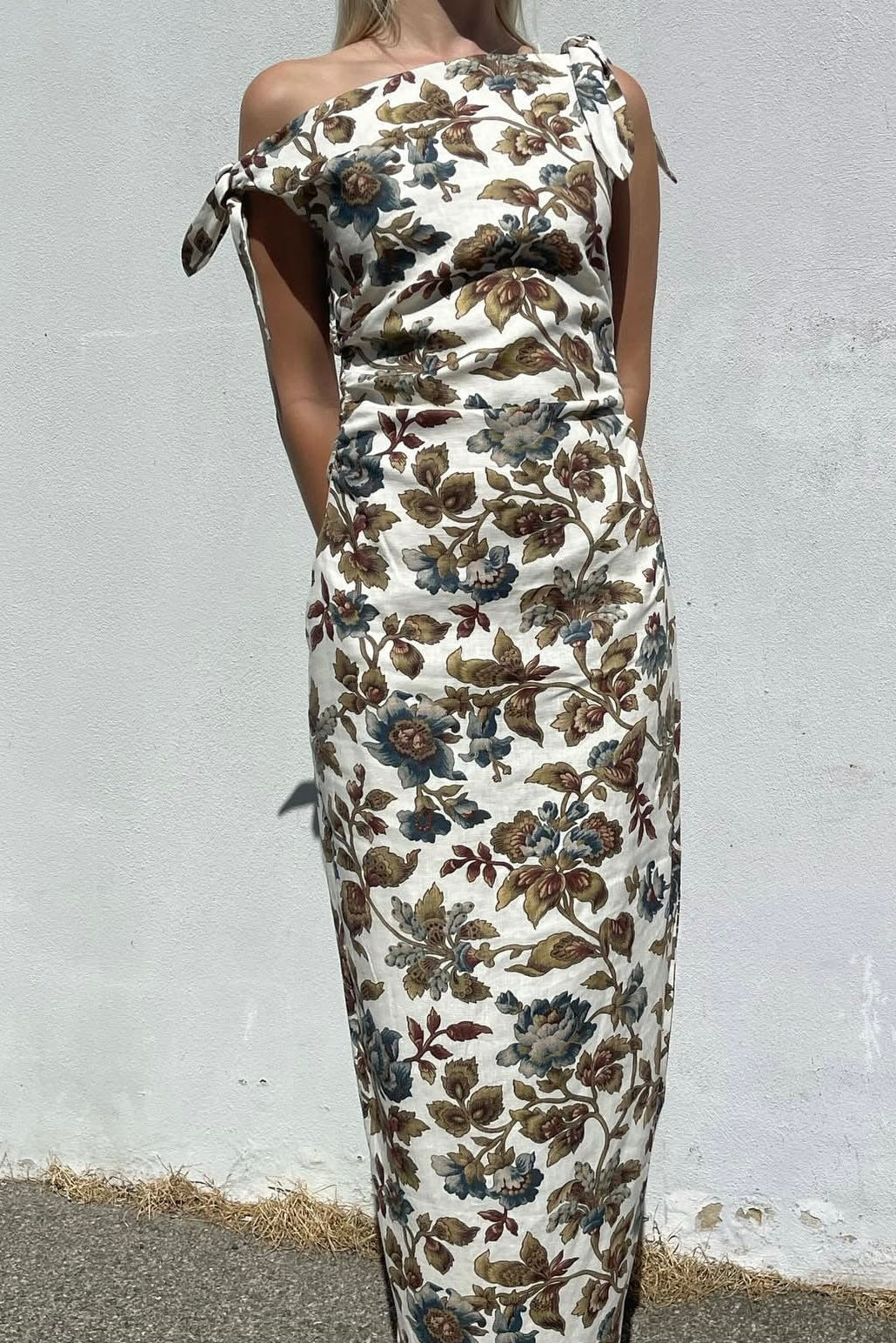 ELEANORA TIE SHOULDER DRESS