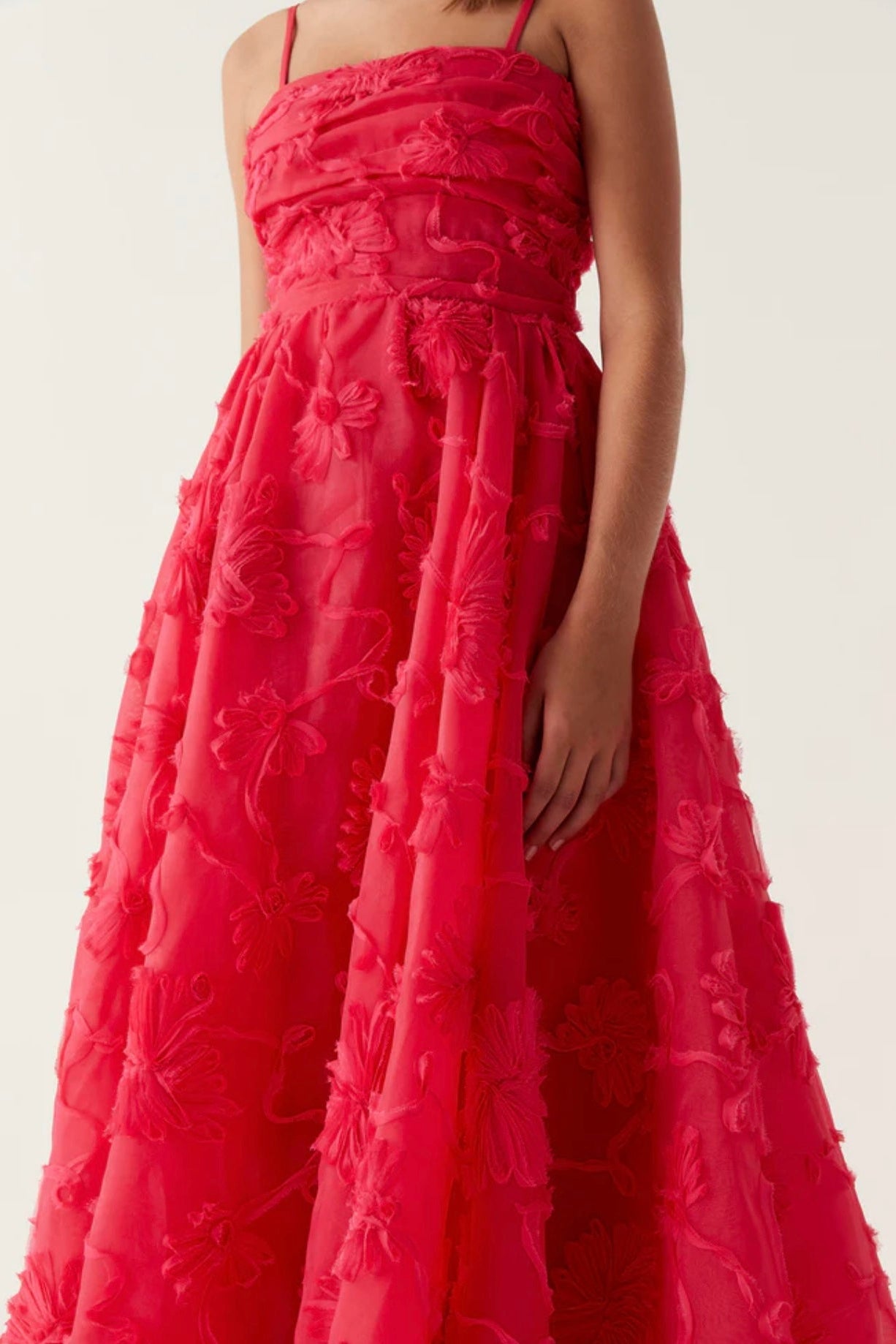 EVANGELINE CORNELLI MAXI DRESS | BOUGAINVILLEA RED DRESSED BY ES EVANGELINE CORNELLI MAXI DRESS | BOUGAINVILLEA RED DRESSED BY ES