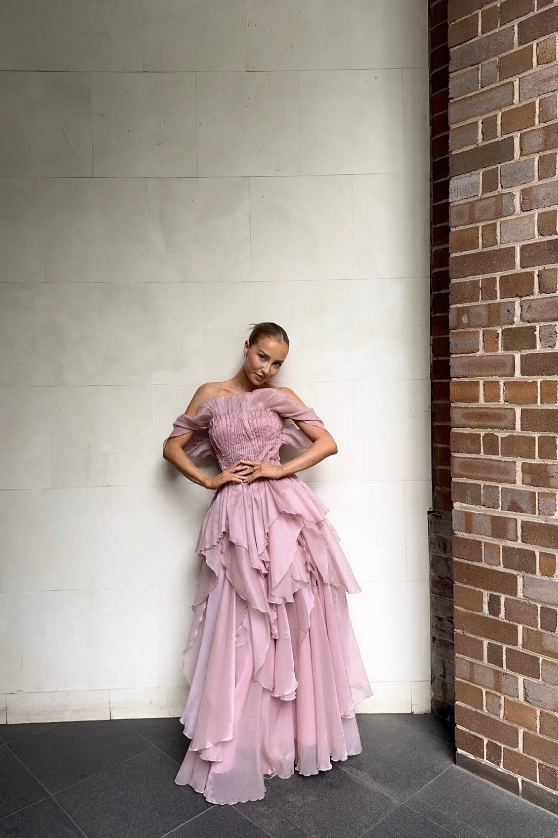 NISHA GOWN | FAWN PINK