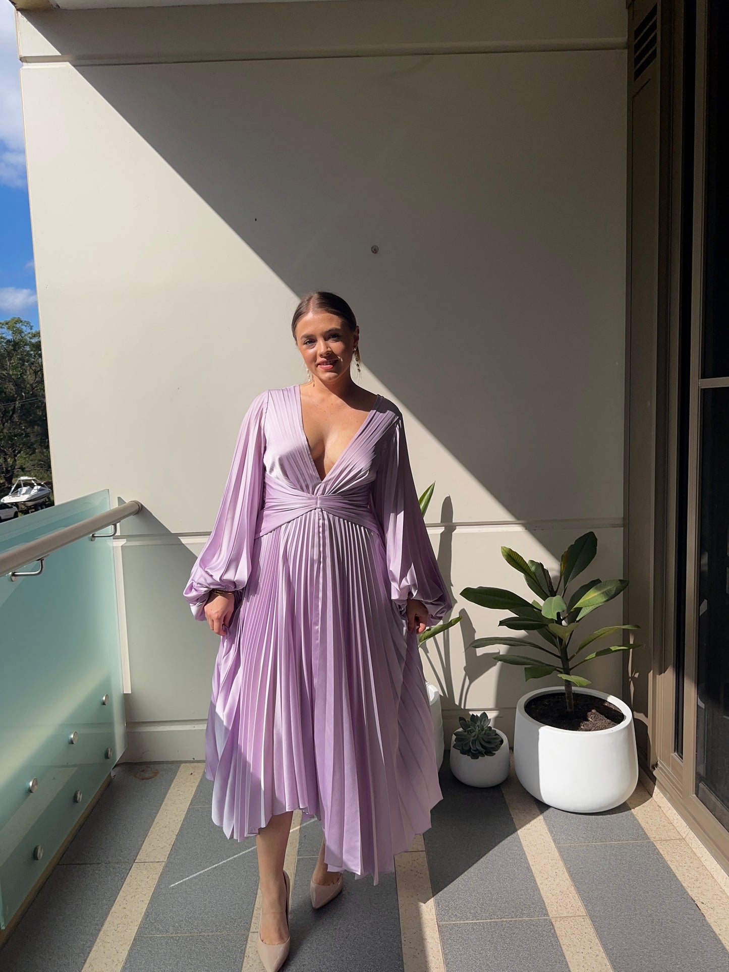 PALMS DRESS | LILAC