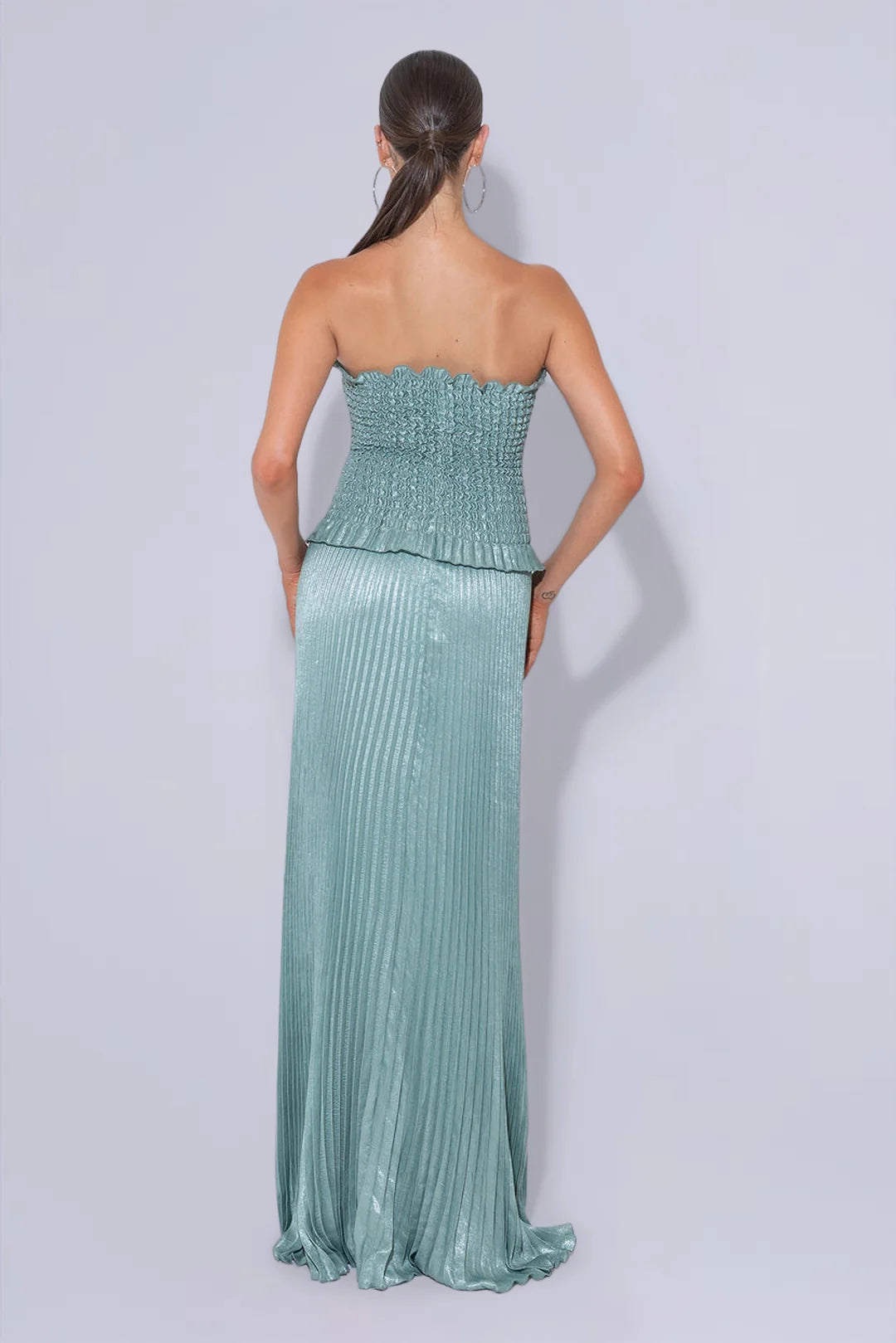 Maya Gown | Evergreen Shimmer