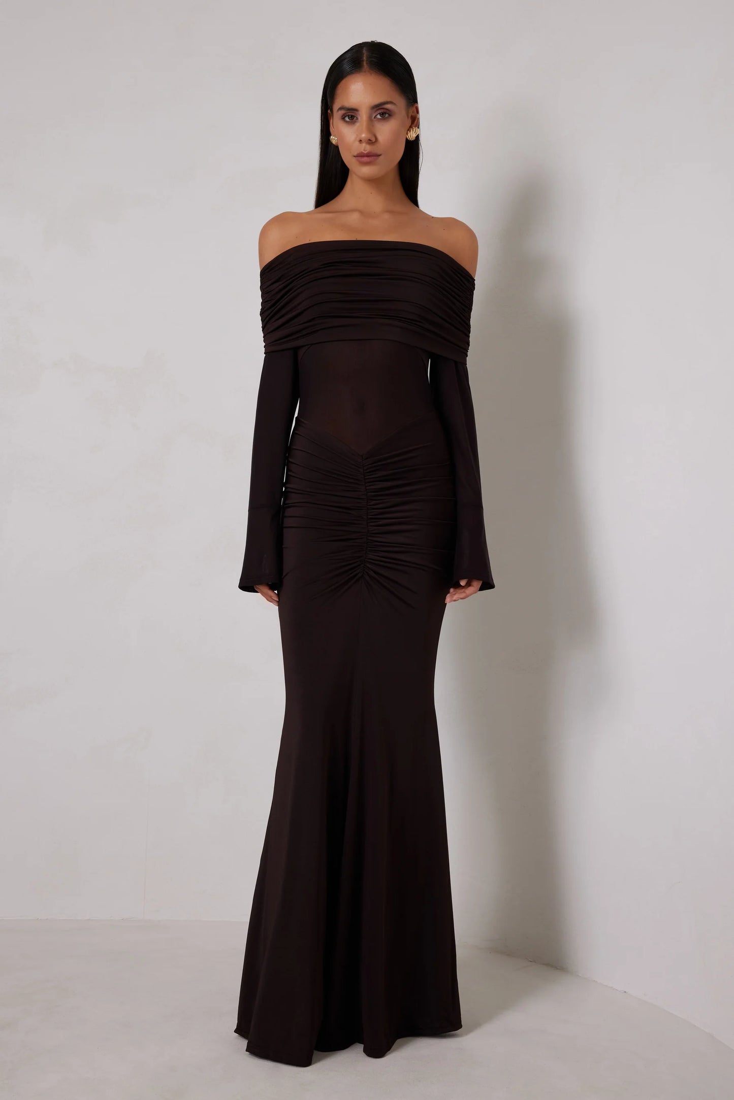 PAIGE MAXI DRESS | ESPRESSO