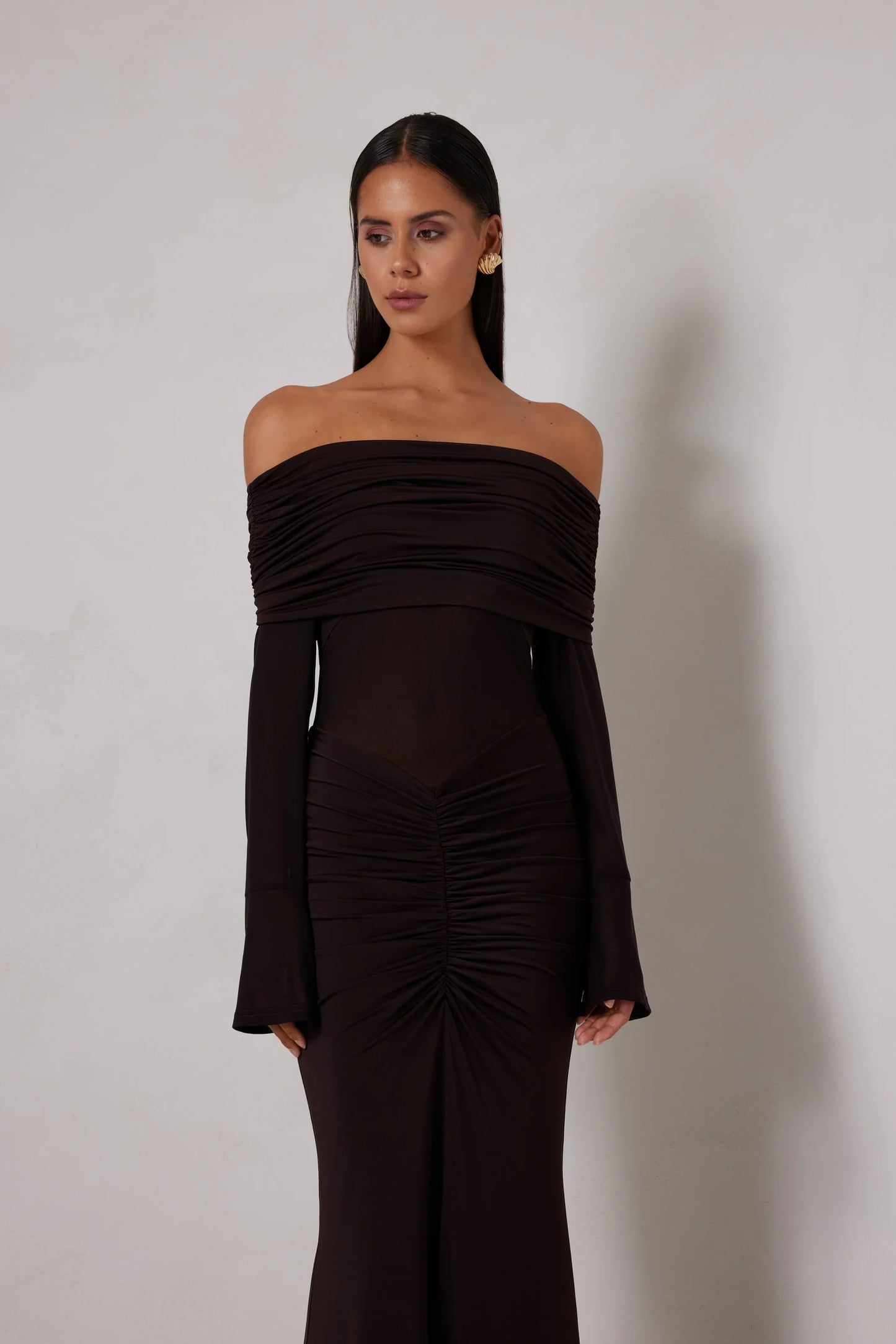 PAIGE MAXI DRESS | ESPRESSO