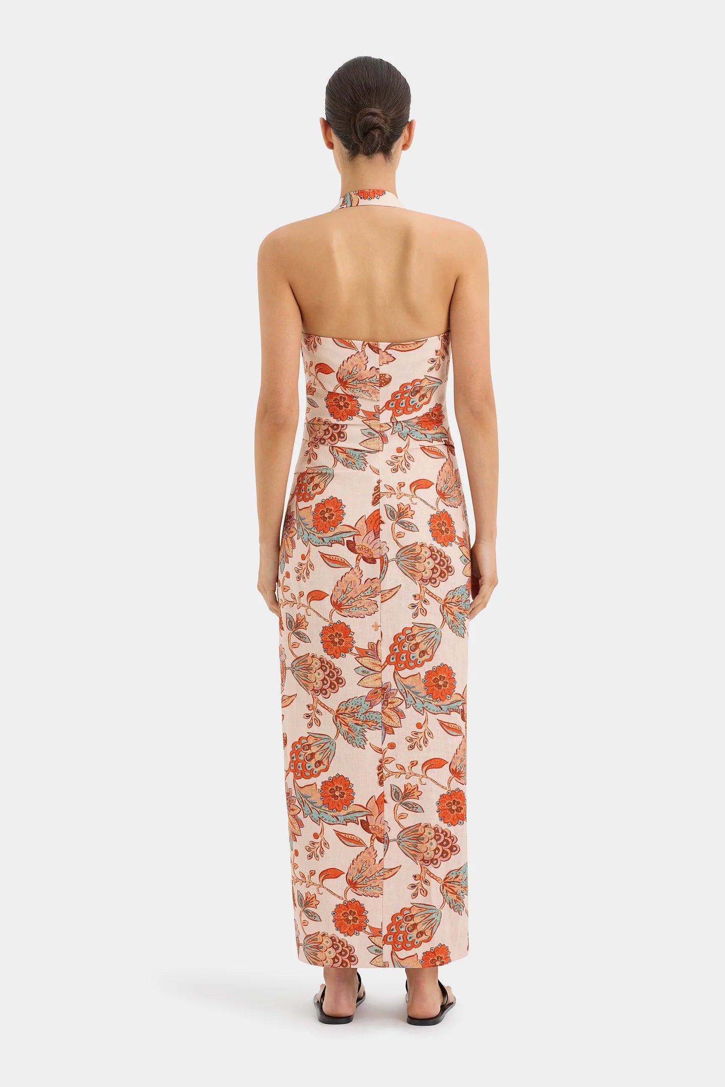 NOEMI HALTER MIDI DRESS DRESSED BY ES