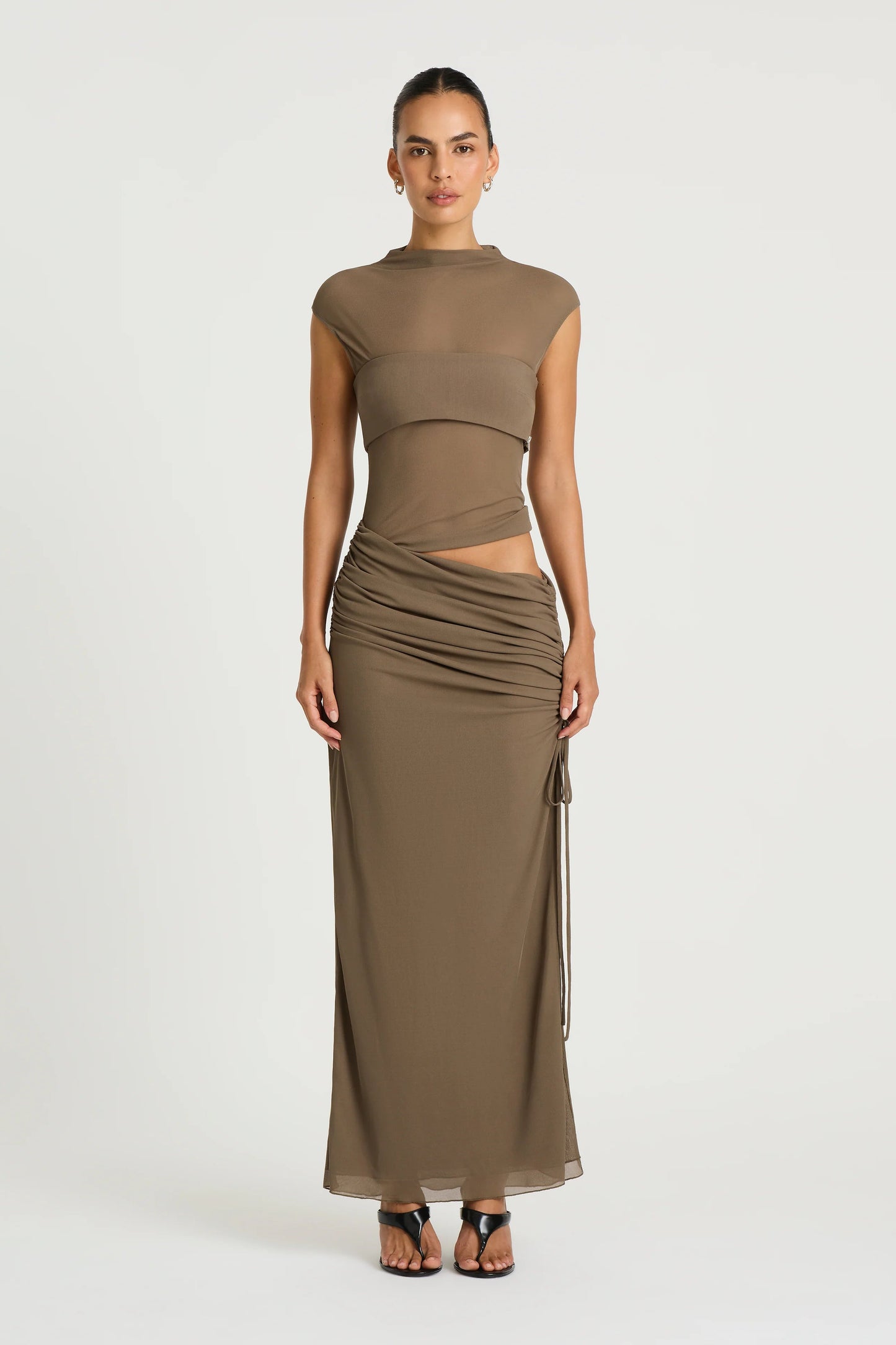 BECKER MAXI DRESS | KHAKI