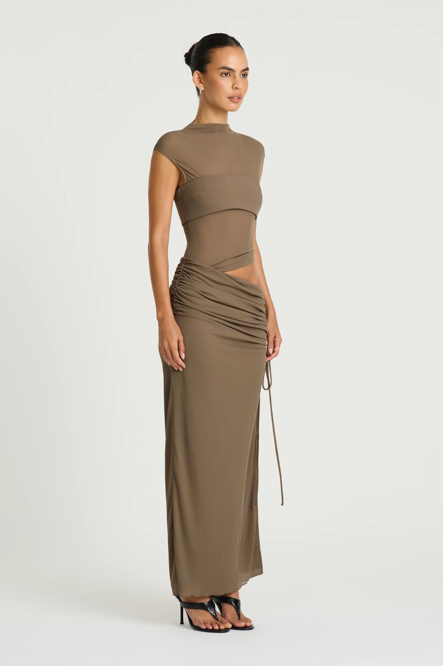 BECKER MAXI DRESS | KHAKI