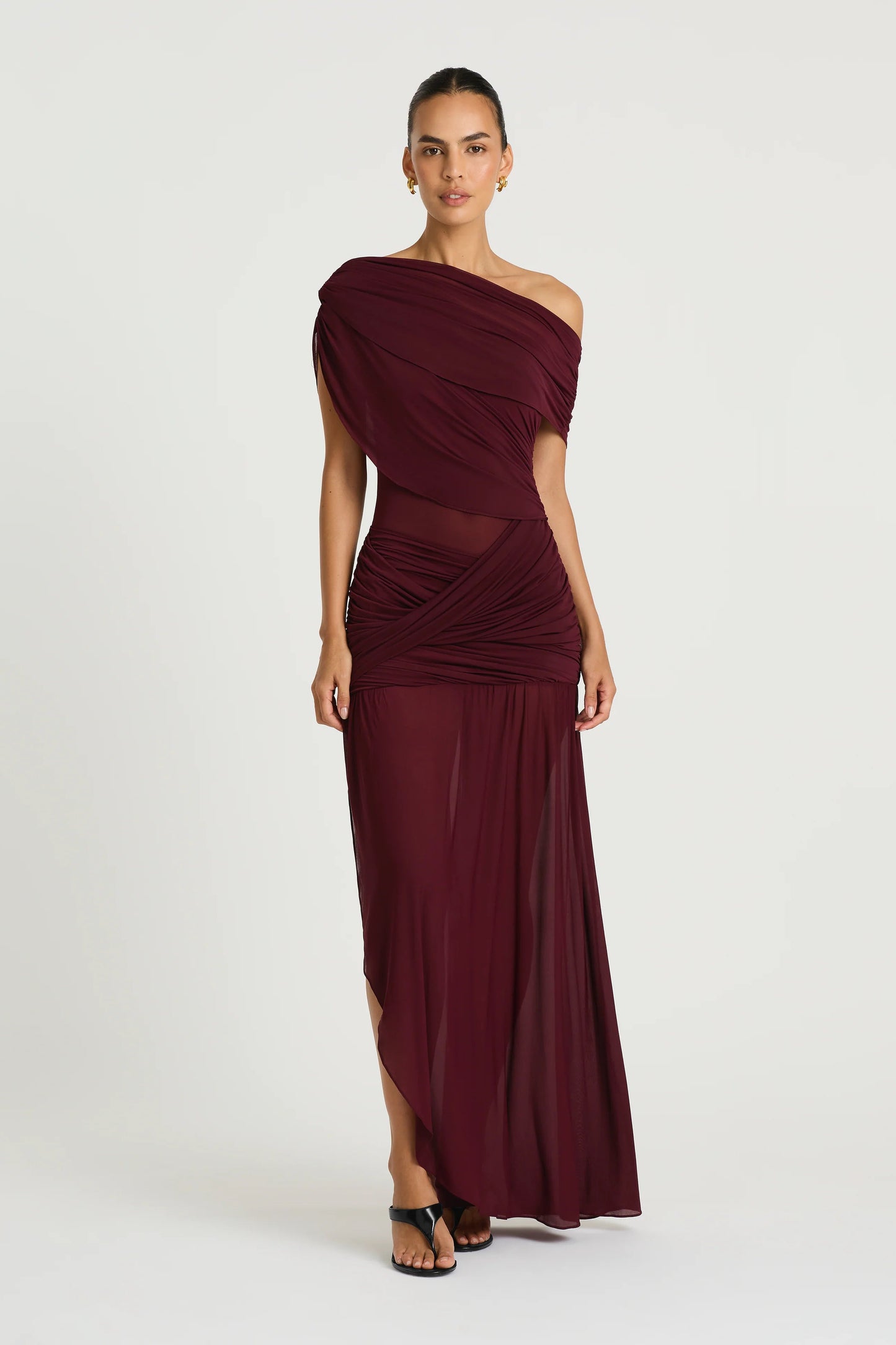 OTTO MAXI DRESS | PLUM