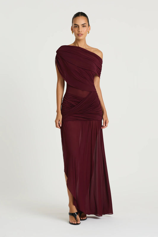 OTTO MAXI DRESS | PLUM