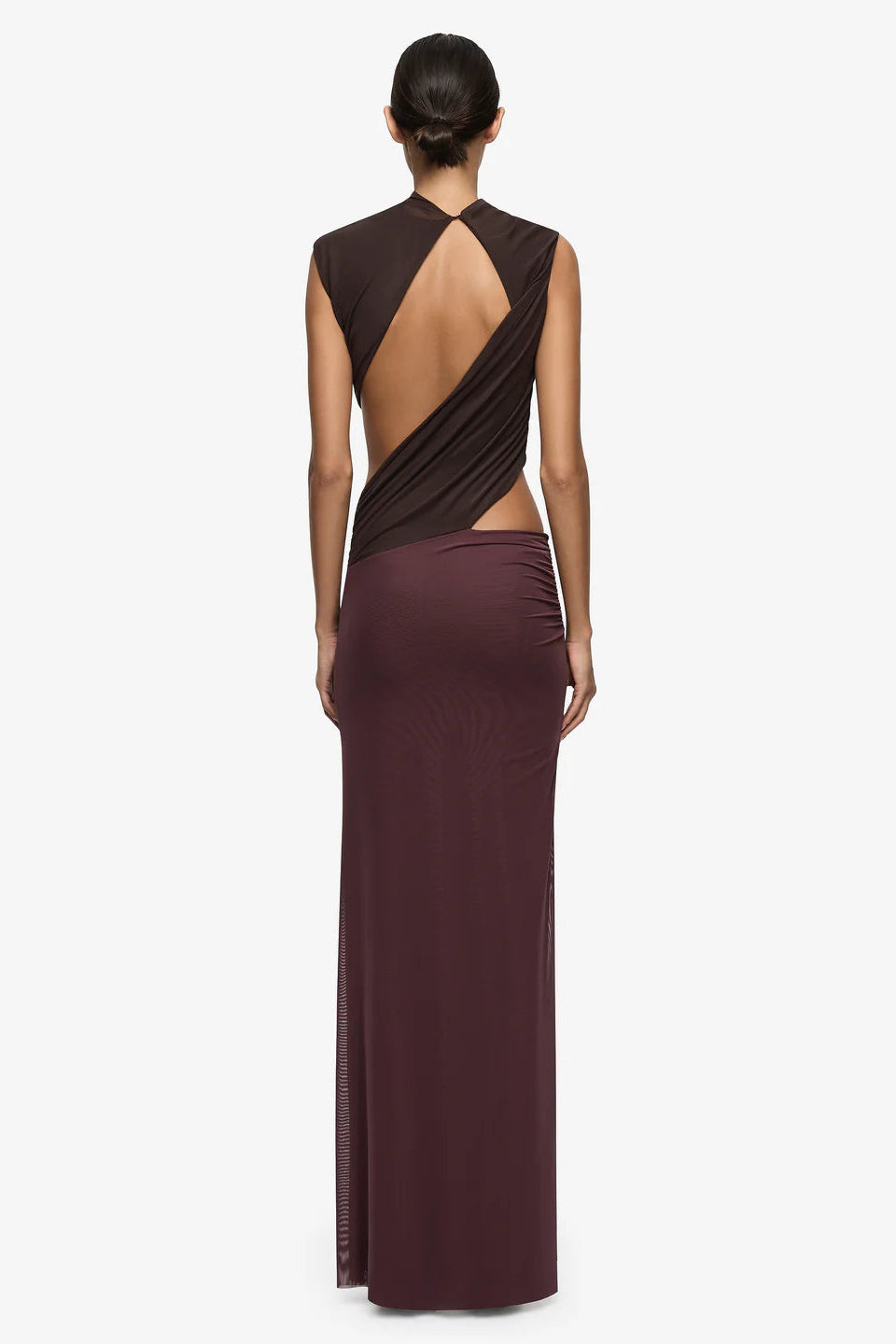 Conni Maxi Dress | Aubergine/ Dark Choc