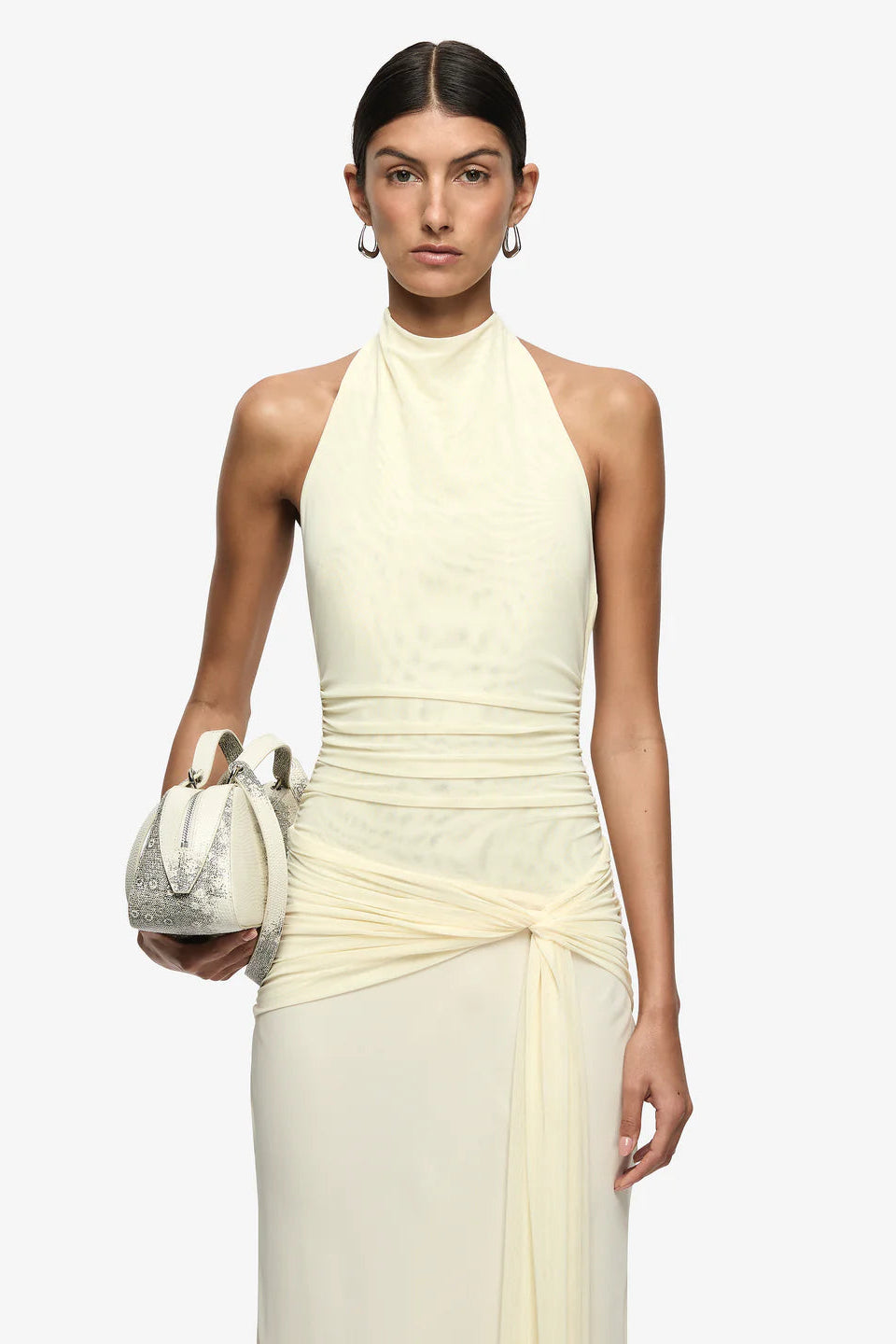 JASMIN HALTER DRESS | LEMON SORBET