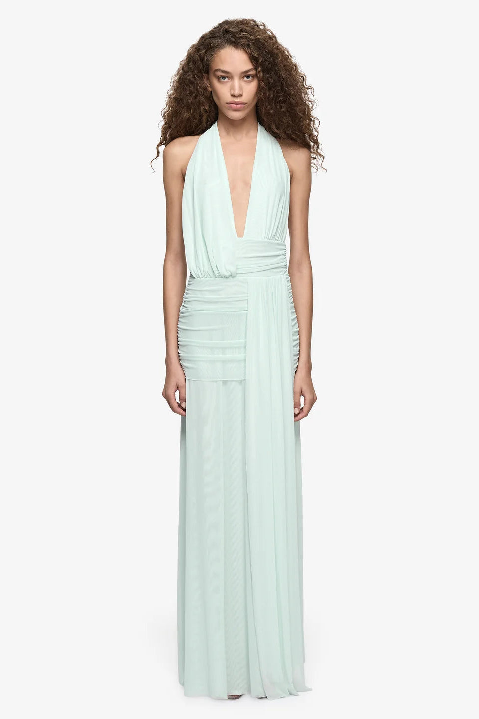 Wren Drape Maxi Dress | Spearmint