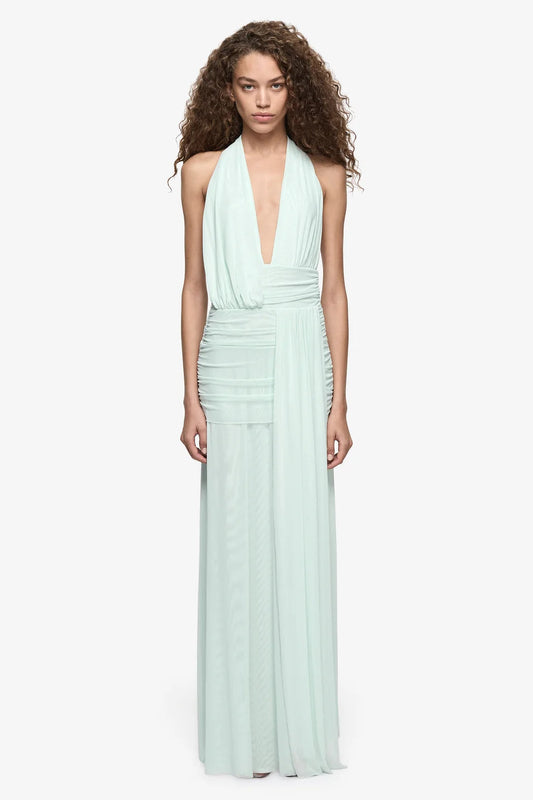 Wren Drape Maxi Dress | Spearmint