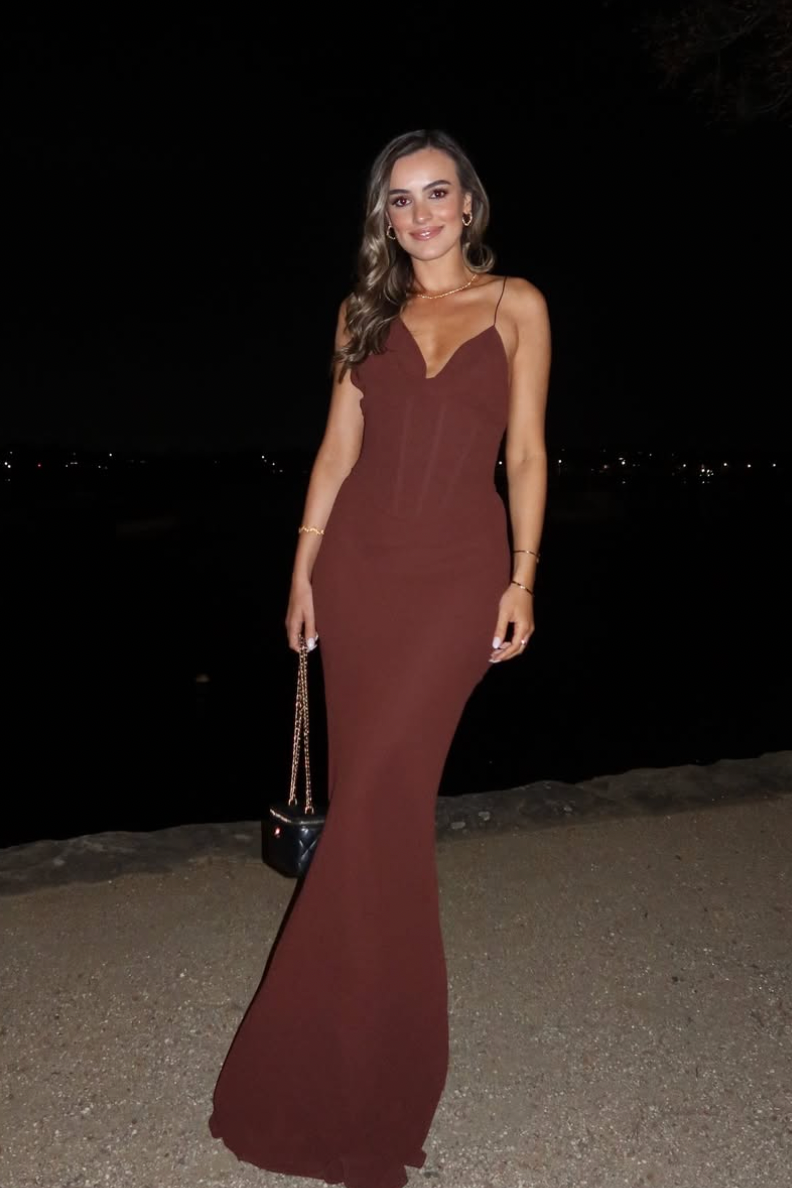 HALLIE GOWN | ESPRESSO