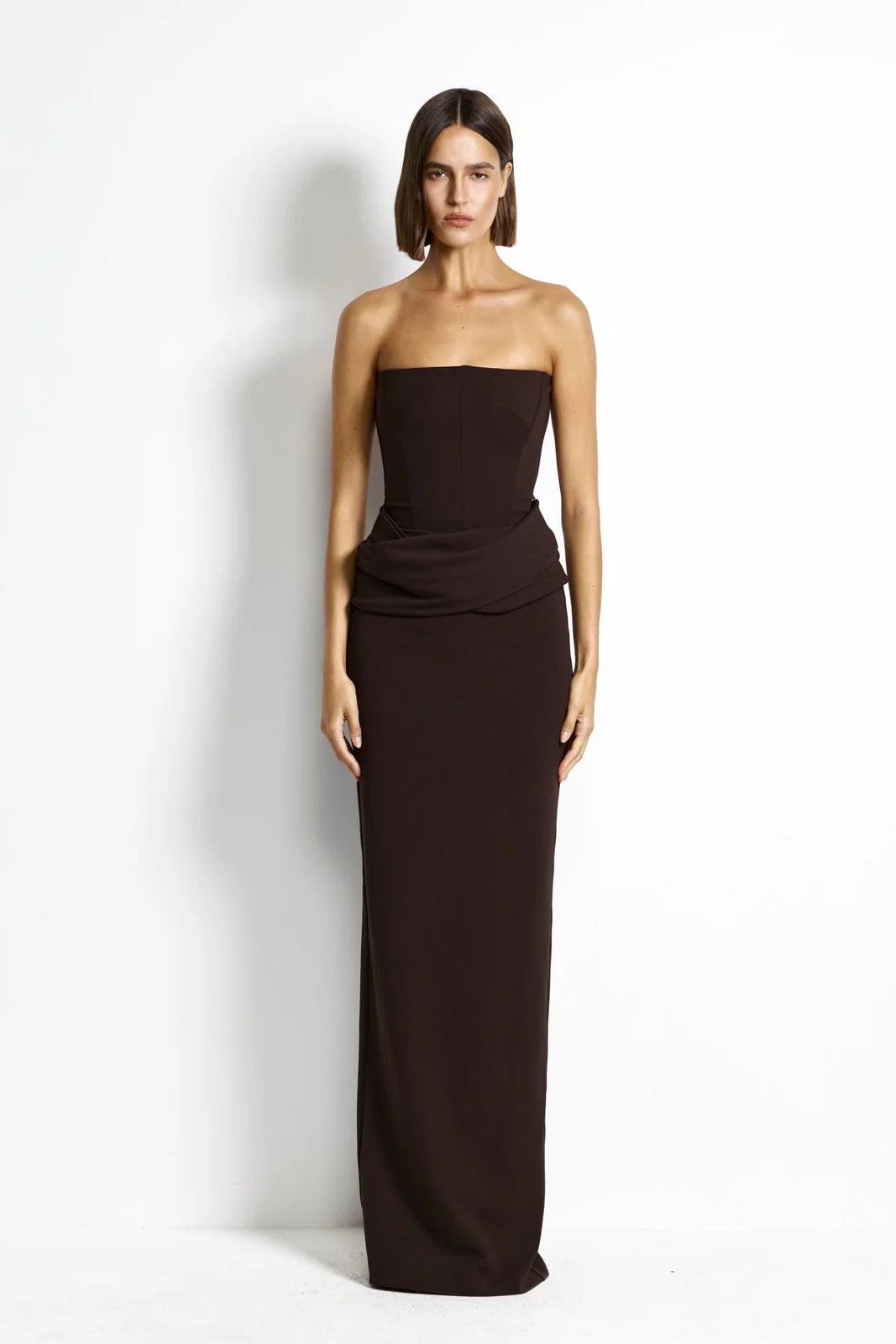Allegra Gown | Coffee